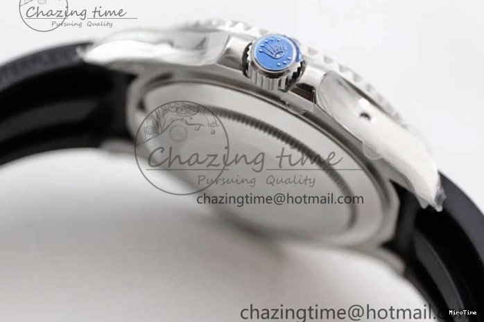 MiroTime 0328 Yacht-Master 42mm 226659 TWA 1:1 Best Edition 3D Black Ceramic Bezel on Oysterflex Strap VR Stretchable 2085